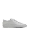 Common Projects White Leather Achille Low Sneakers In Gray