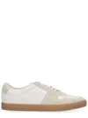 Common Projects Low-top Leather Sneakers With Suede Accents In White