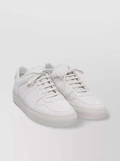 Common Projects Low-top Perforated Toe Rubber Sole Sneakers