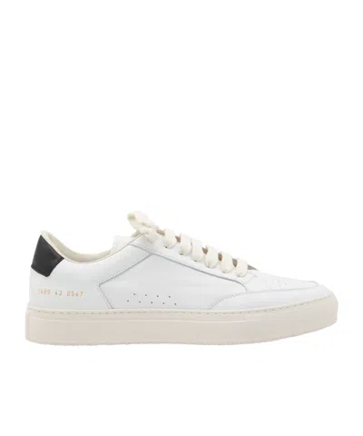 Common Projects Low-top Sneakers In Black/white