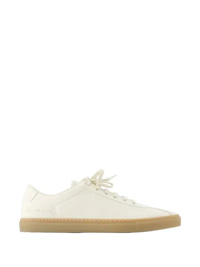 Common Projects Low-top Canvas Sneakers In White