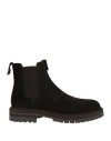 Common Projects Man Ankle Boots Dark Brown Size 9 Leather