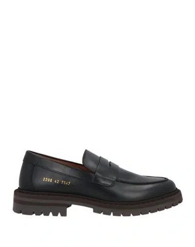 Common Projects Leather Loafer In Black