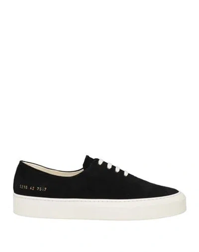 Common Projects Man Sneakers Black Size 11 Soft Leather