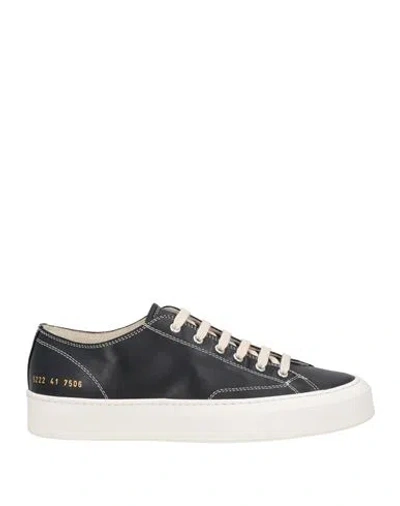 Common Projects Man Sneakers Black Size 9 Leather