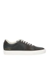 Common Projects Man Sneakers Charcoal Size 11 Leather In Gray