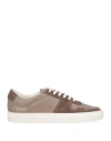 Common Projects Man Sneakers Khaki Size 12 Leather In Beige