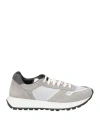 Common Projects Man Sneakers Light Grey Size 9 Leather, Textile Fibers In Gray