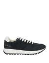 Common Projects Man Sneakers Navy Size 13 Leather In Blue