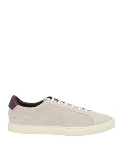 Common Projects Man Sneakers Off White Size 9 Leather
