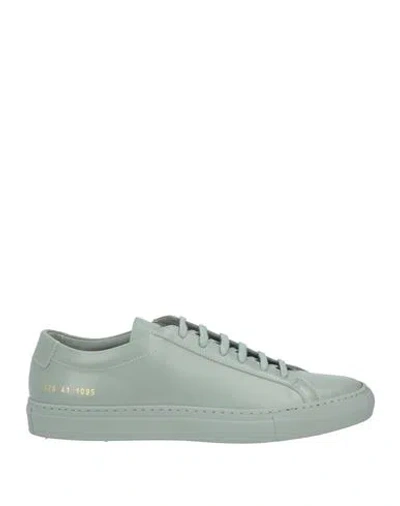 COMMON PROJECTS COMMON PROJECTS MAN SNEAKERS SAGE GREEN SIZE 9 LEATHER
