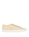 Common Projects Man Sneakers Sand Size 9 Soft Leather In Yellow