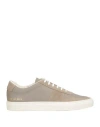 Common Projects Man Sneakers Taupe Size 7 Leather In Gray