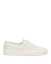 Common Projects Man Sneakers White Size 5 Leather In White