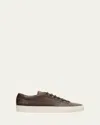 Common Projects Gray Summer Achilles Sneakers In Earth