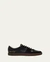 Common Projects Black Tennis Trainer Sneakers In Black