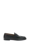 Common Projects Strap Leather Loafers In Black