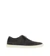 Common Projects Black Solid Sneakers In Black