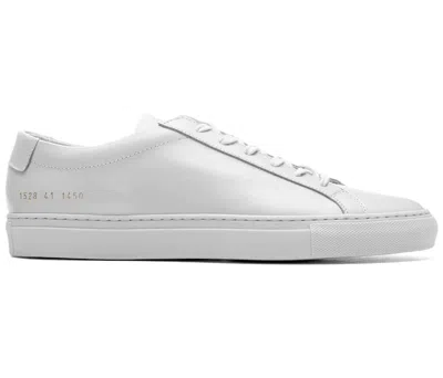 Pre-owned Common Projects Men's  Achilles Low Sneakers In Grey Violet