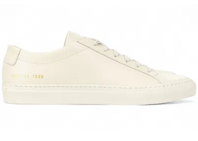 Pre-owned Common Projects Men's  Original Achilles Low Sneakers In Tofu In White