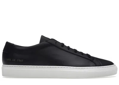 Pre-owned Common Projects Men's  Original Achilles Sneakers In Black/white