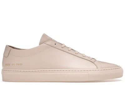 Pre-owned Common Projects Men's  Original Achilles Sneakers In Pink