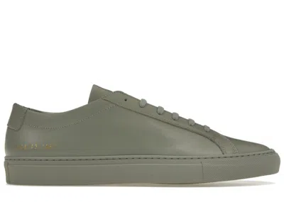 Pre-owned Common Projects Men's  Original Achilles Sneakers In Vintage Green