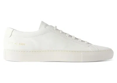 Pre-owned Common Projects Men's  Summer Achilles Low Sneakers In White