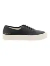 Common Projects Hammered Leather Sneakers In Black