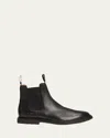 Common Projects Leather Chelsea Boots In Black
