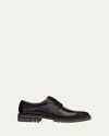 Common Projects Leather Derby Shoes In Black