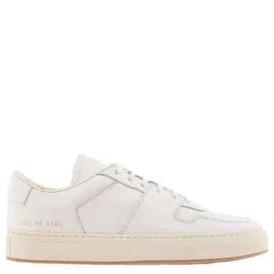 Pre-owned Common Projects Men's Off White Decades Low-top Sneakers