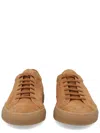 Common Projects White Achilles Leather Low-top Sneakers In Brown