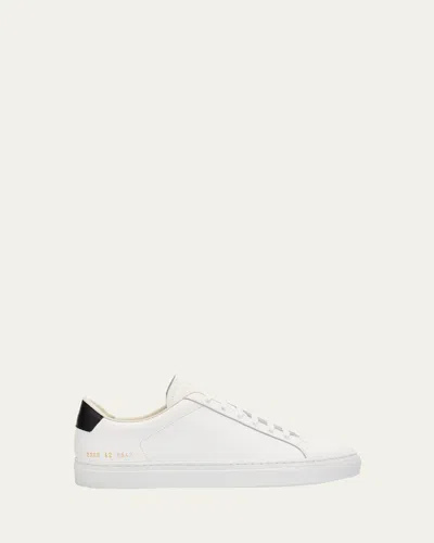 COMMON PROJECTS MEN'S RETRO CLASSIC BICOLOR LEATHER LOW-TOP SNEAKERS
