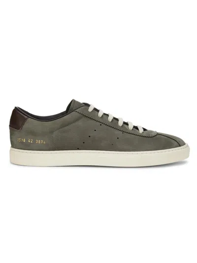 COMMON PROJECTS MEN'S TENNIS NUBUCK SNEAKERS