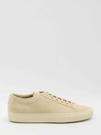 Common Projects Men Tonal Achilles Sneakers In Cream