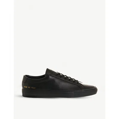 Common Projects Mens Black Achilles Low-top Trainers