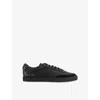 Common Projects Court Classic Sneakers In Black Suede And Leather In Black