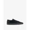 Common Projects Achilles Suede Sneakers In Black