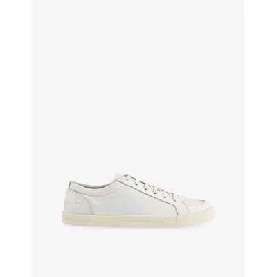 Common Projects Mens Premium Skate Leather Trainers Off White Leather