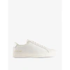 COMMON PROJECTS COMMON PROJECTS MEN'S VINTAGE WHITE RETRO BUMPY NUMBER-PRINT LEATHER LOW-TOP TRAINERS