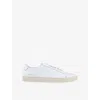 Common Projects Mens White Leather Achilles Leather Trainers In White