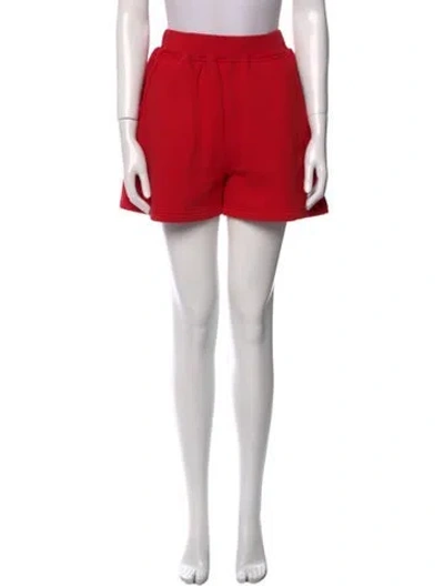 Pre-owned Common Projects Mini Shorts In Red