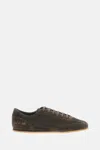 Common Projects Minimal Runner Nylon Suede In Brown