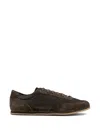 Common Projects Minimal Runner Nylon Suede In Brown