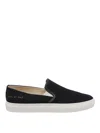 Common Projects Minimal Slip On Sneakers In Black