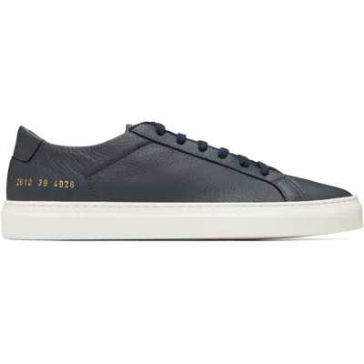 Common Projects Navy Achilles Piuma Sneakers In Navy 4928
