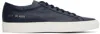 Common Projects Achilles Leather Low-top Sneackers In 4928 Navy