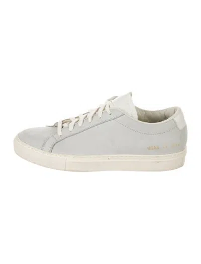 Pre-owned Common Projects Nubuck Sneakers In Grey