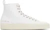 Common Projects Off-white Tournament High Sneakers In 4102 Off White